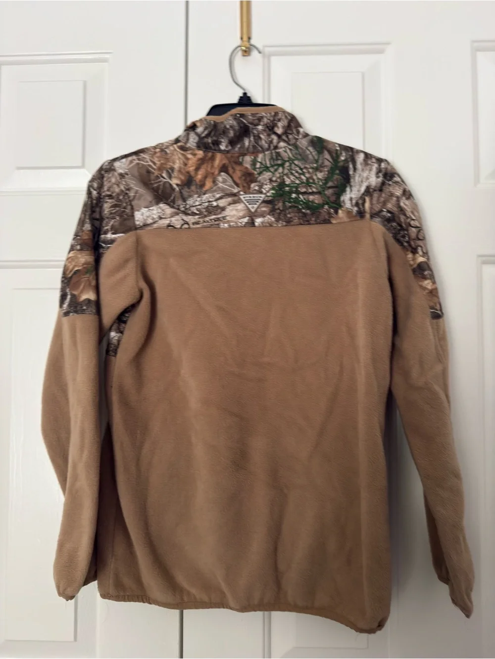 Columbia Realtree Camo Half-Zip Pullover - Brown/Tan